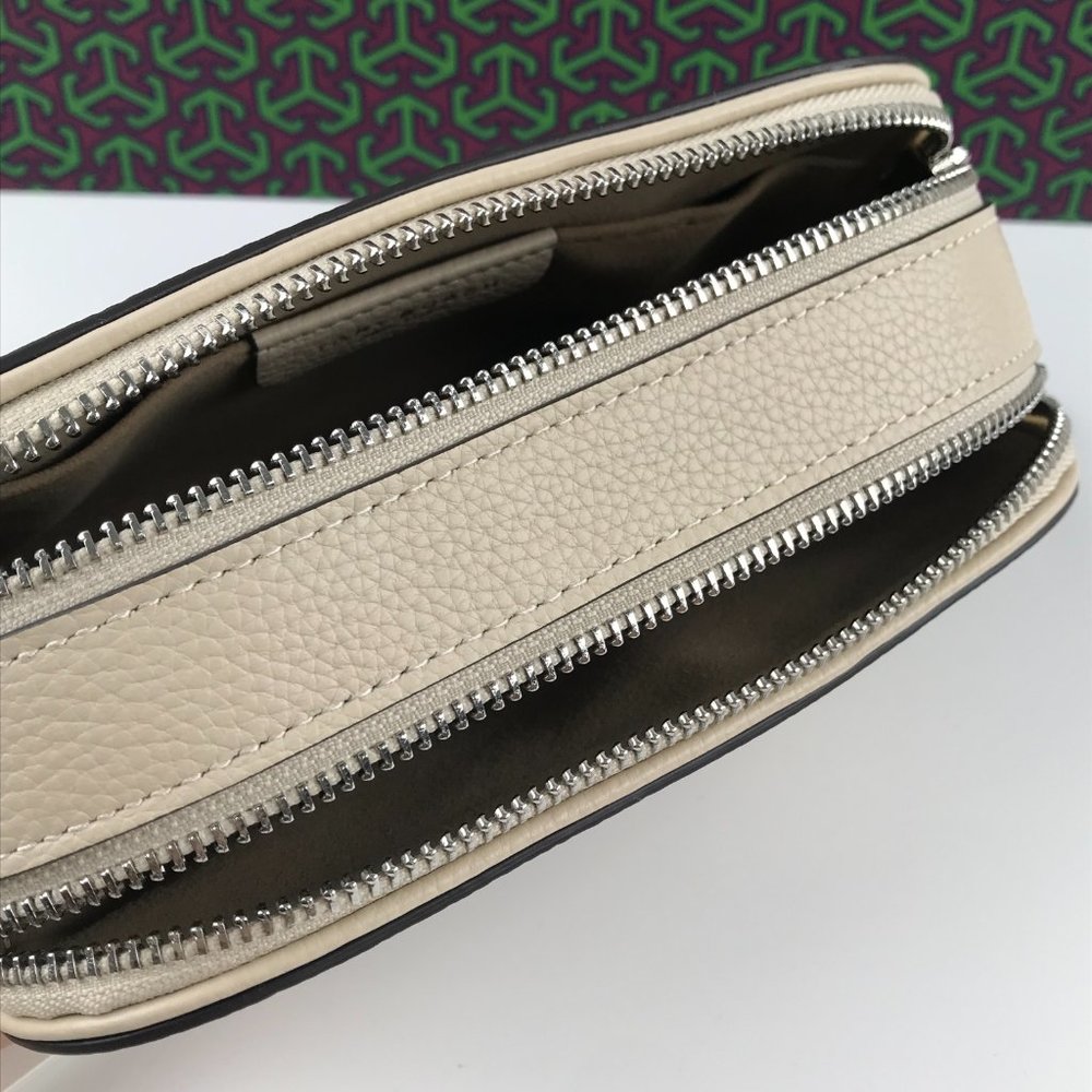 New Ivory Tory Burch Mini Miller Crossbody Bag - Picture 10 of 11